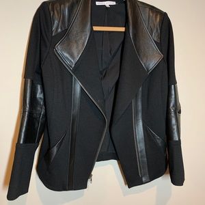 Donna Degnan Leather and Lamb Skin Jacket